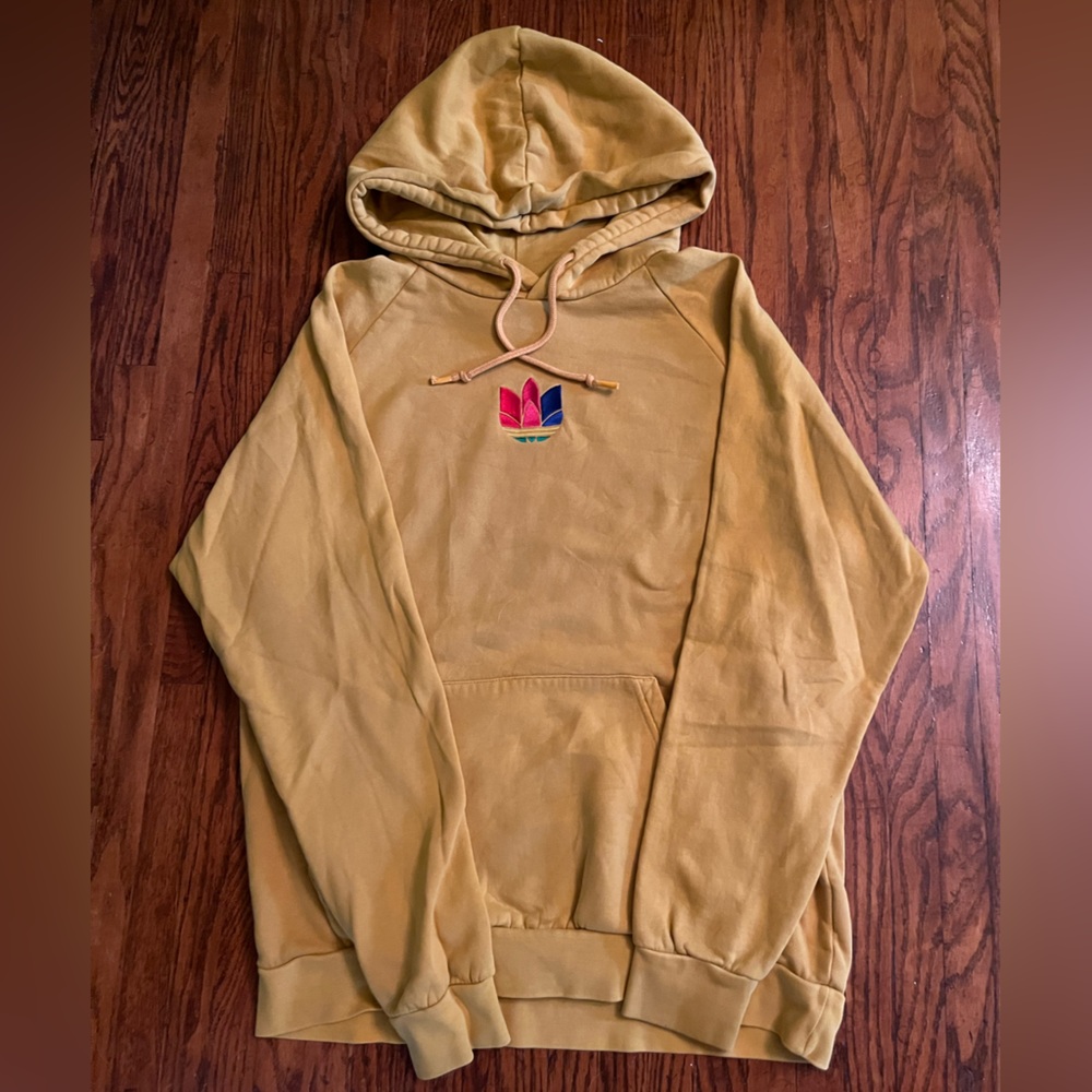 yellow adidas hoodie